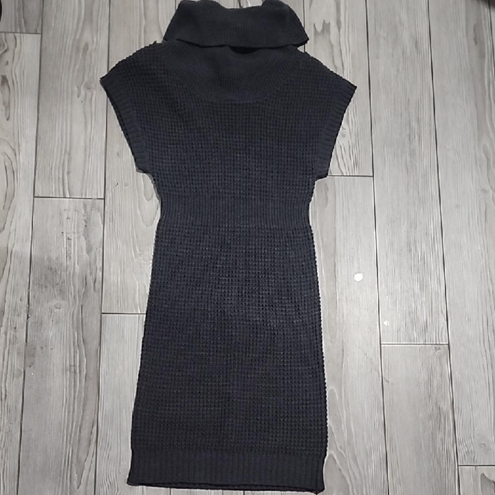 Rue21 Charcoal Cowl Neck Sweater Dress
